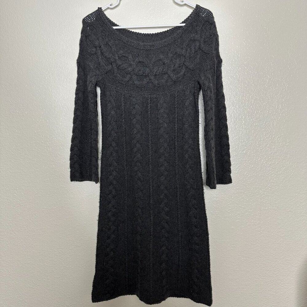 Alice & Olivia Cashmere Gray Sweater Dress‎ XS